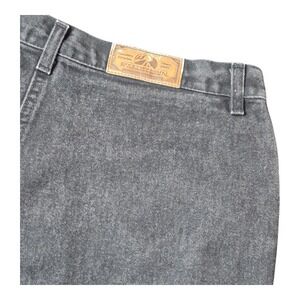 VTG Rockies Denim Jeans Black High Waist Bare Back Western 90s USA Women's 17/18